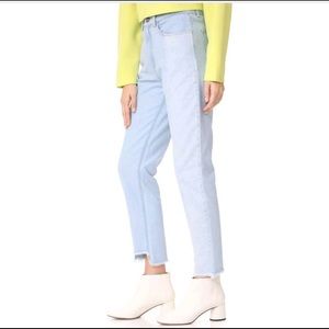 Etienne Marcel Riely Two Tone Ankle High RiseJeans